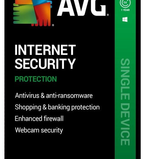 AVG Internet Security 2021 1 Device 1 Year Global