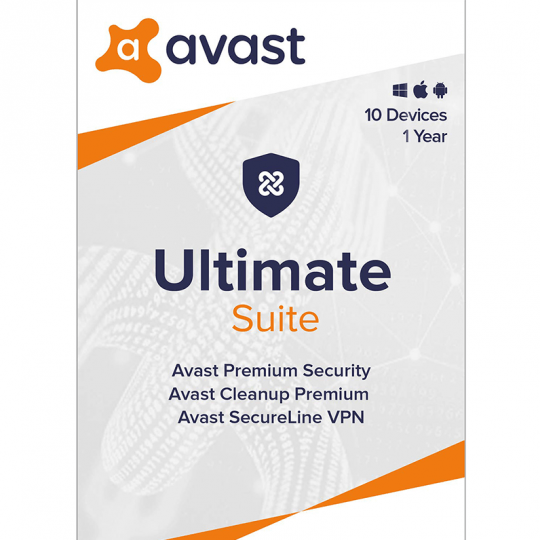 Avast Ultimate Suite 2021 1 Year 10 Devices Global 1