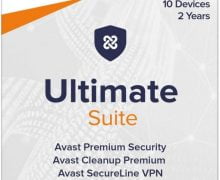 Avast Ultimate Suite 2021 2 Years 10 Devices Global