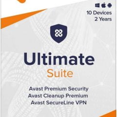 Avast Ultimate Suite 2021 2 Years 10 Devices Global