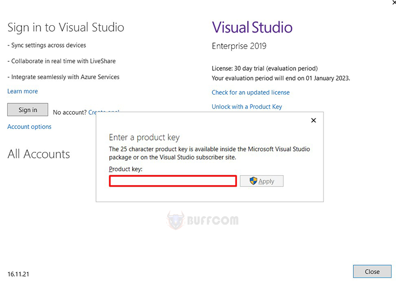 Microsoft Visual Studio Enterprise 2019 For 1 PC