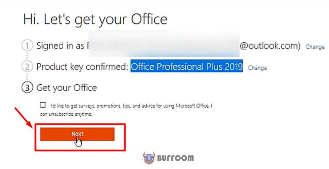 Steps to activate and install Office 2019 Professional Plus 4