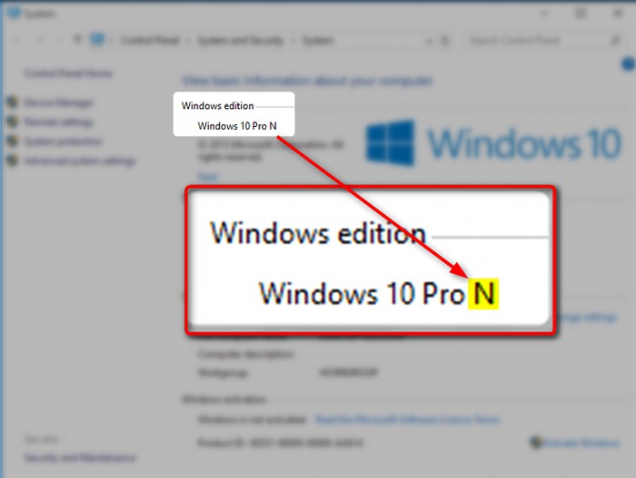 Windows 10 Pro N key