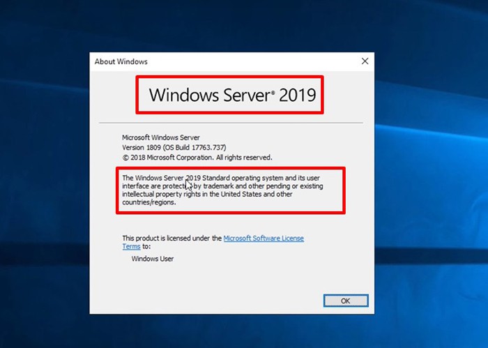 Windows Server 2019 standard key global 1