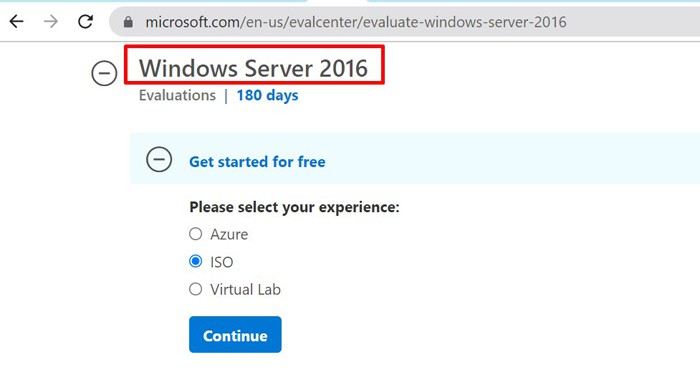 download Windows Server 2016 datacenter