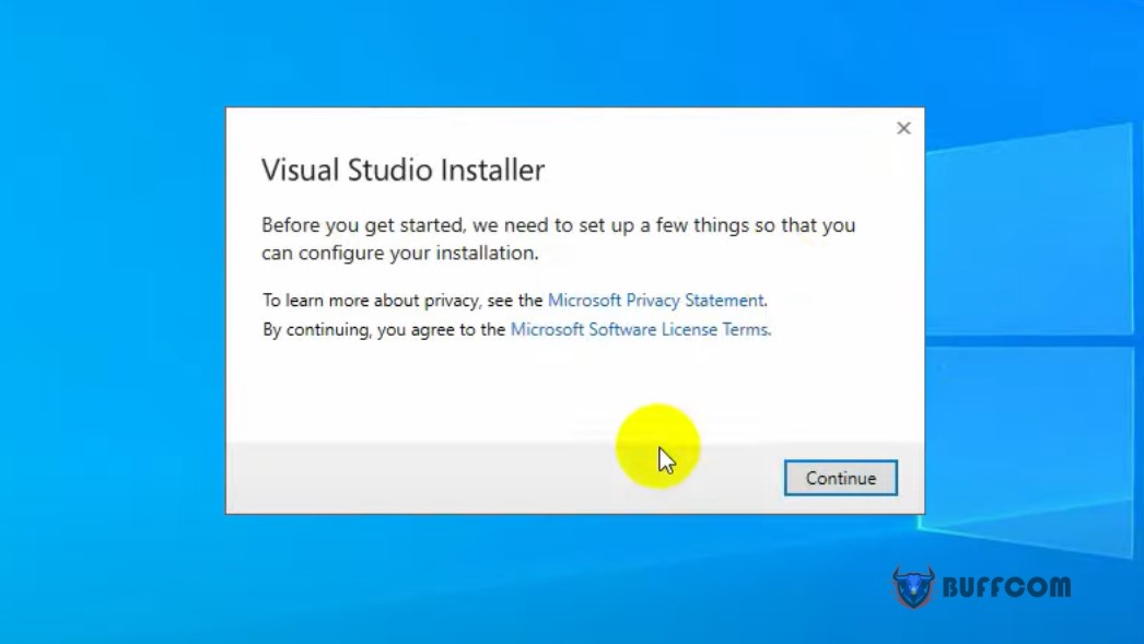 install Microsoft Visual Studio 2019 Professional step 2.1