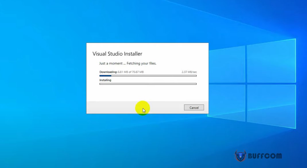 install Microsoft Visual Studio 2019 Professional step 2.2
