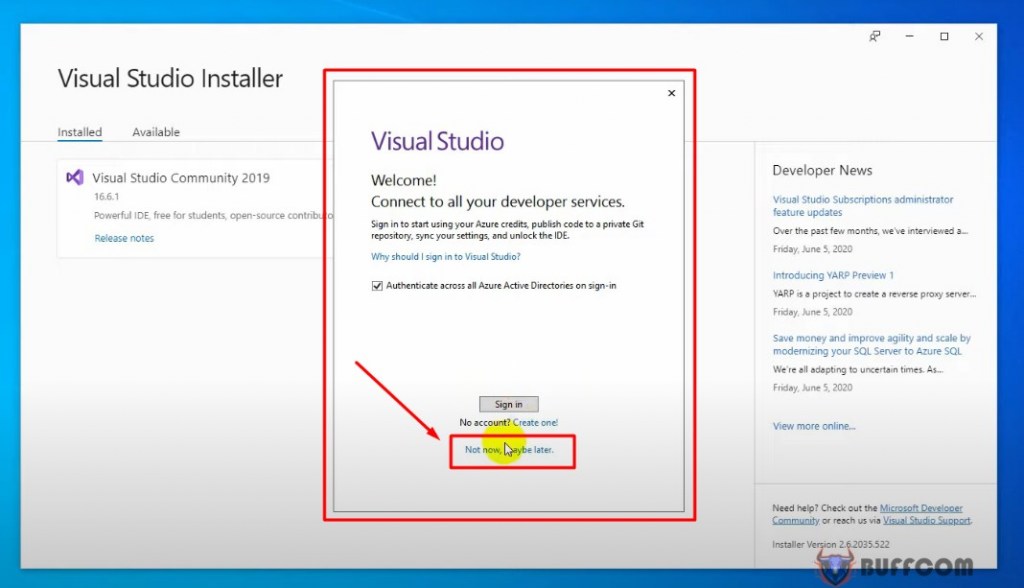 Microsoft Visual Studio 2019 Professional Key - BUFFCOM.NET