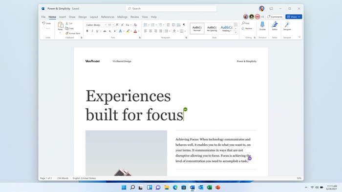 Office 2021 professional Plus Real time co authoring