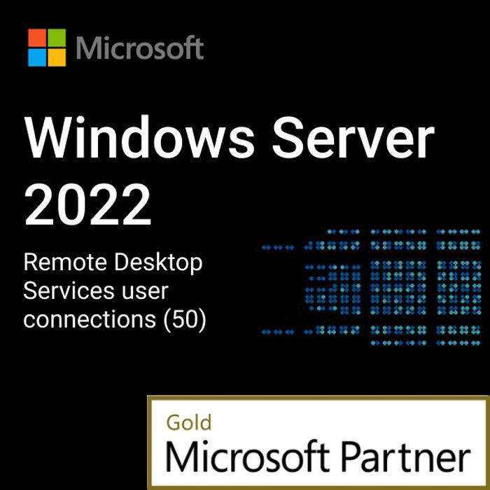 Windows Server 2022 Remote Desktop Services User Connections 50 Cal Key Global