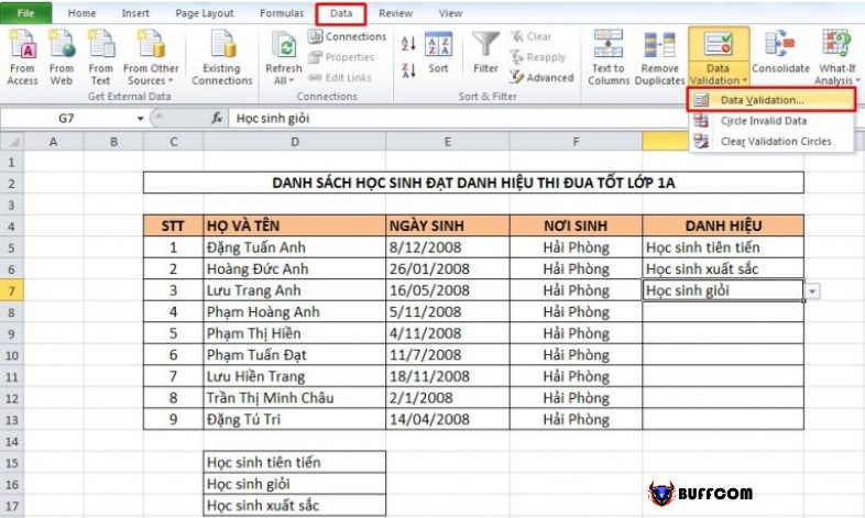 How to create lists in Excel and Google Sheets 