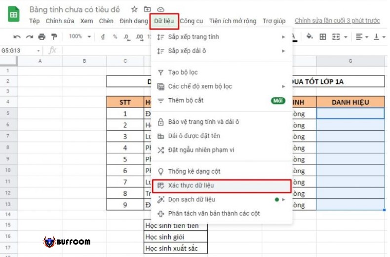 How to create lists in Excel and Google Sheets 