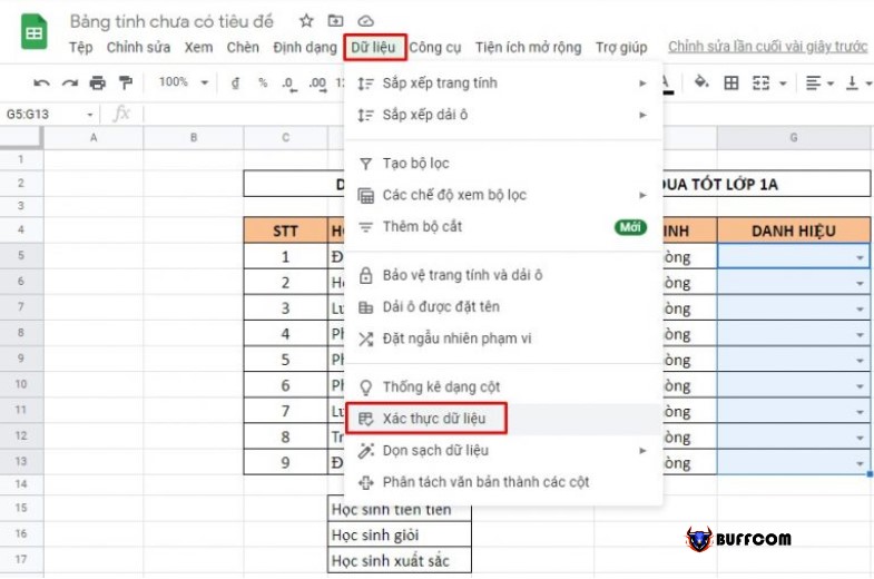 How to create lists in Excel and Google Sheets 