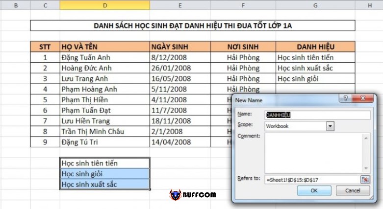 How to create lists in Excel and Google Sheets 