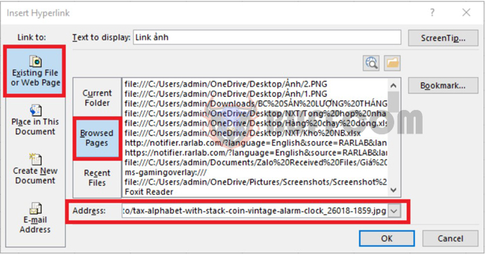 Guide on how to insert an image link into an Excel worksheet