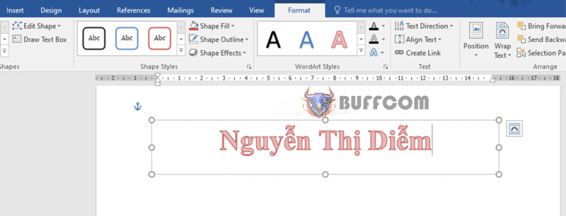 How to Curve Text in Word 3