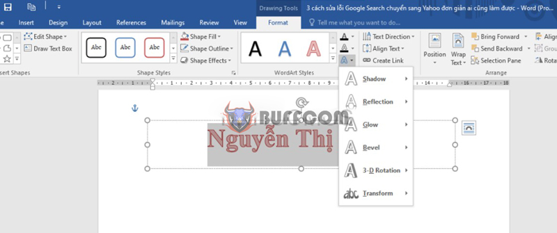How to Curve Text in Word 4