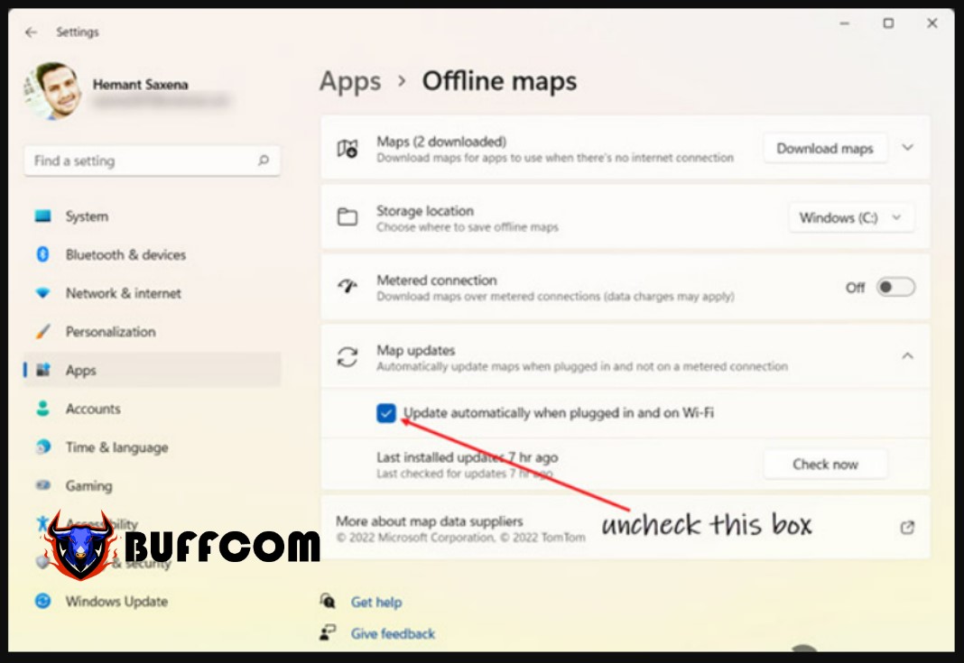 How to Disable Windows Automatic Offline Map Updates 2