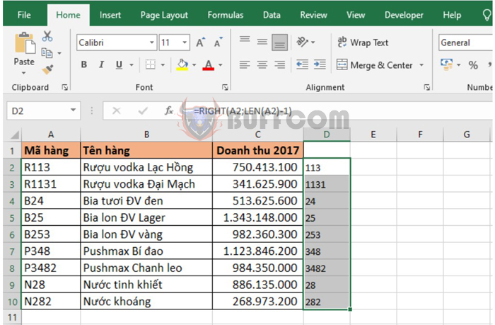 How to count characters in a cell or range of cells in Excel