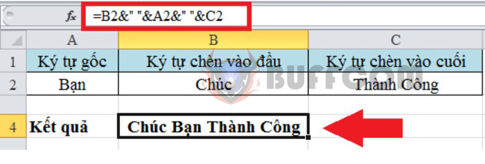 How to insert additional characters at the beginning/end of a string in Excel