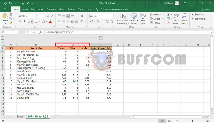 Instructions on using shortcut keys to Group data in Excel quickly