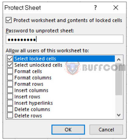 Locking one or more columns in Excel is very simple 