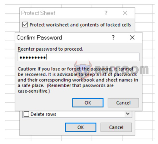 Locking one or more columns in Excel is very simple 