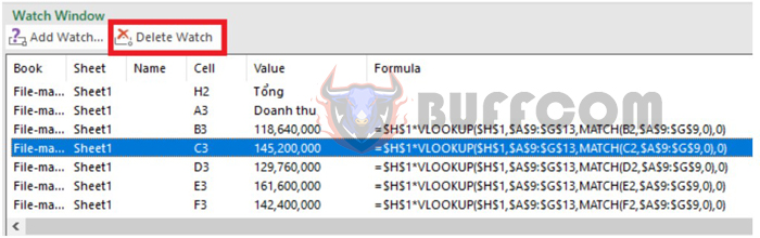 The easiest way to opencreate the formula management window in Excel