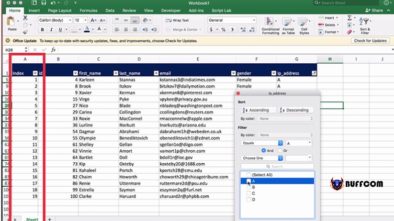 How to Number Rows in Excel 2010