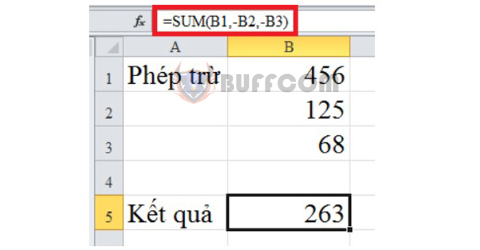 3 Ways to Use Subtraction Formula in Excel