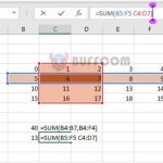 3 ways to calculate the sum by range using the SUM function in Excel