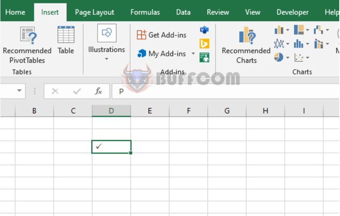 3 ways to insert checkmark in Excel
