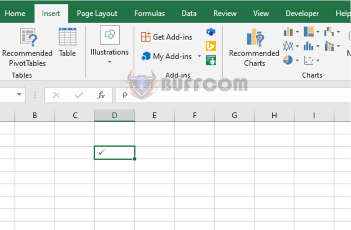 3 ways to insert checkmark in Excel