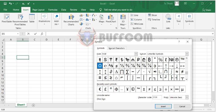 3 ways to quickly add special characters to an Excel spreadsheet