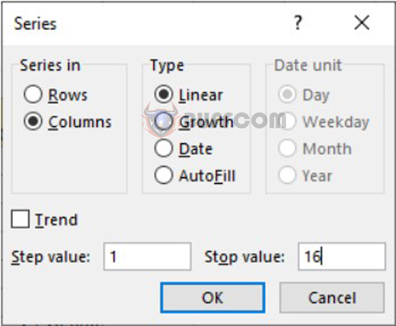 A few quick and easy ways to number items in Excel