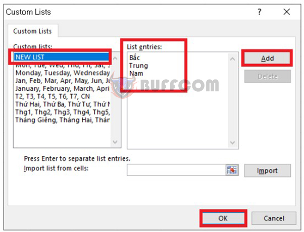 Automatic data entry guide in Excel