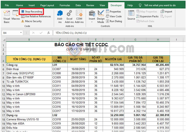 Automatically cleaning up raw data in Excel