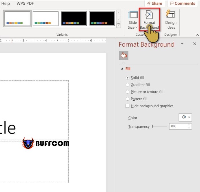 How to Change Background Image in PowerPoint 365