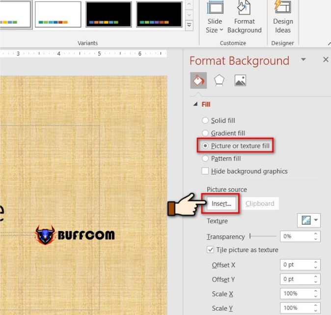 How to Change Background Image in PowerPoint 365