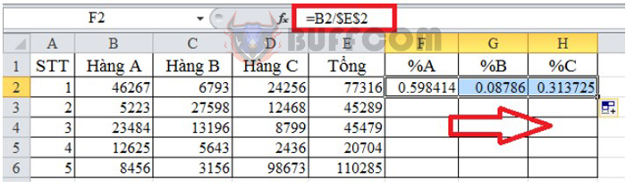 Calculating Percentage and Discount Percentage in Excel