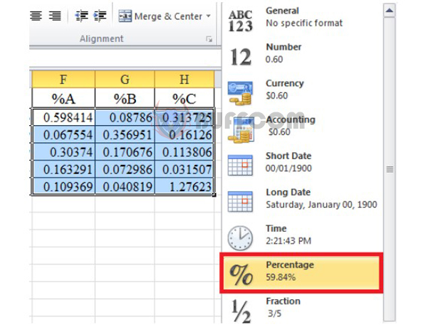 Calculating Percentage and Discount Percentage in Excel