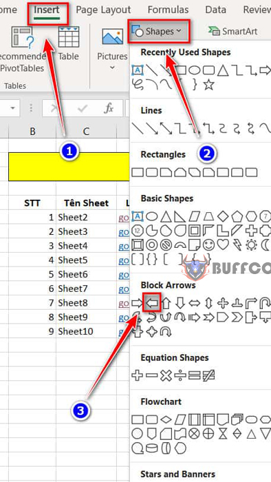 How to Create Automatic Table of Contents for Sheets in Excel