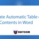 2 Ways to Create Automatic Table of Contents in Word 2016, 2013, 2010 - Standard and Fast