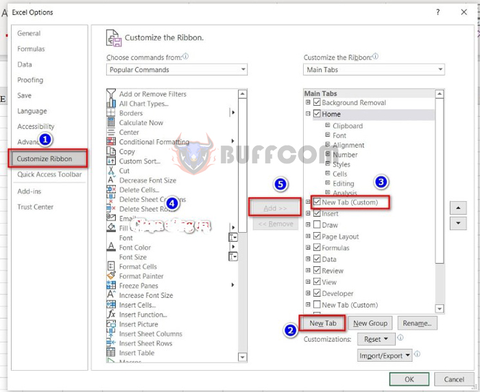 Create a Tab Menu in Excel