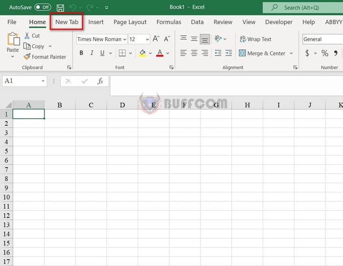 Create a Tab Menu in Excel 365 3