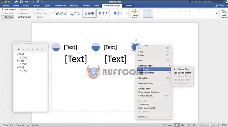 Creating A Diagram With SmartArt In Word 2