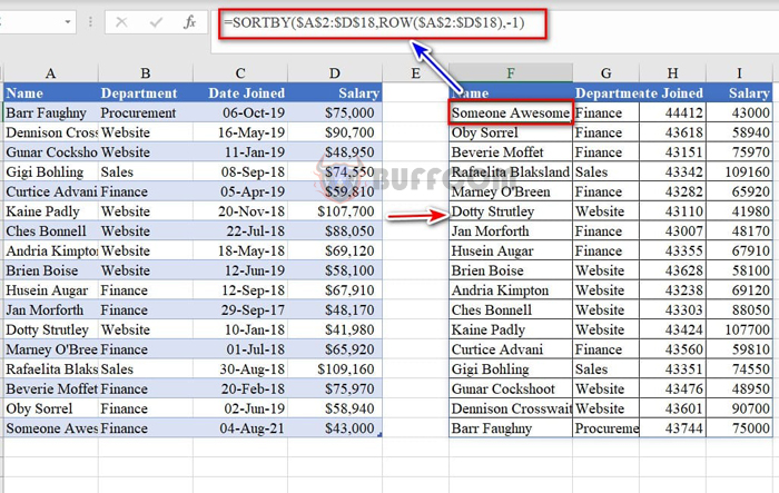 3 Reverse Data Tricks in Excel Using Formulas, Easy-to-Understand Illustrated Examples