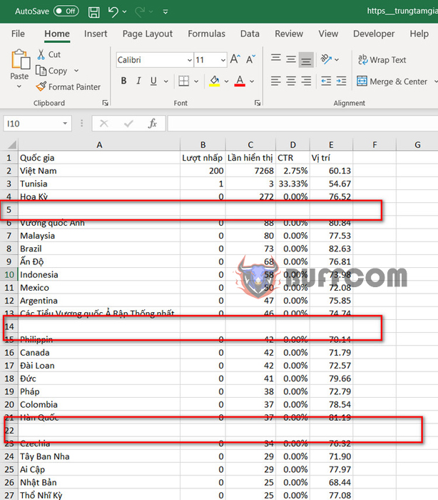 How to delete columns, rows, and empty rows in Excel