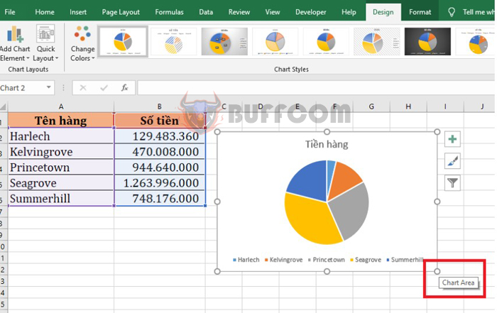 Detailed instructions for drawing a pie chart in Excel