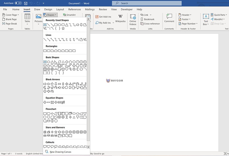 Draw Diagrams in Word